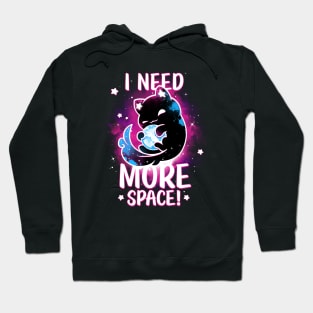 Asking for the universe - Evil Greedy Cat Hoodie